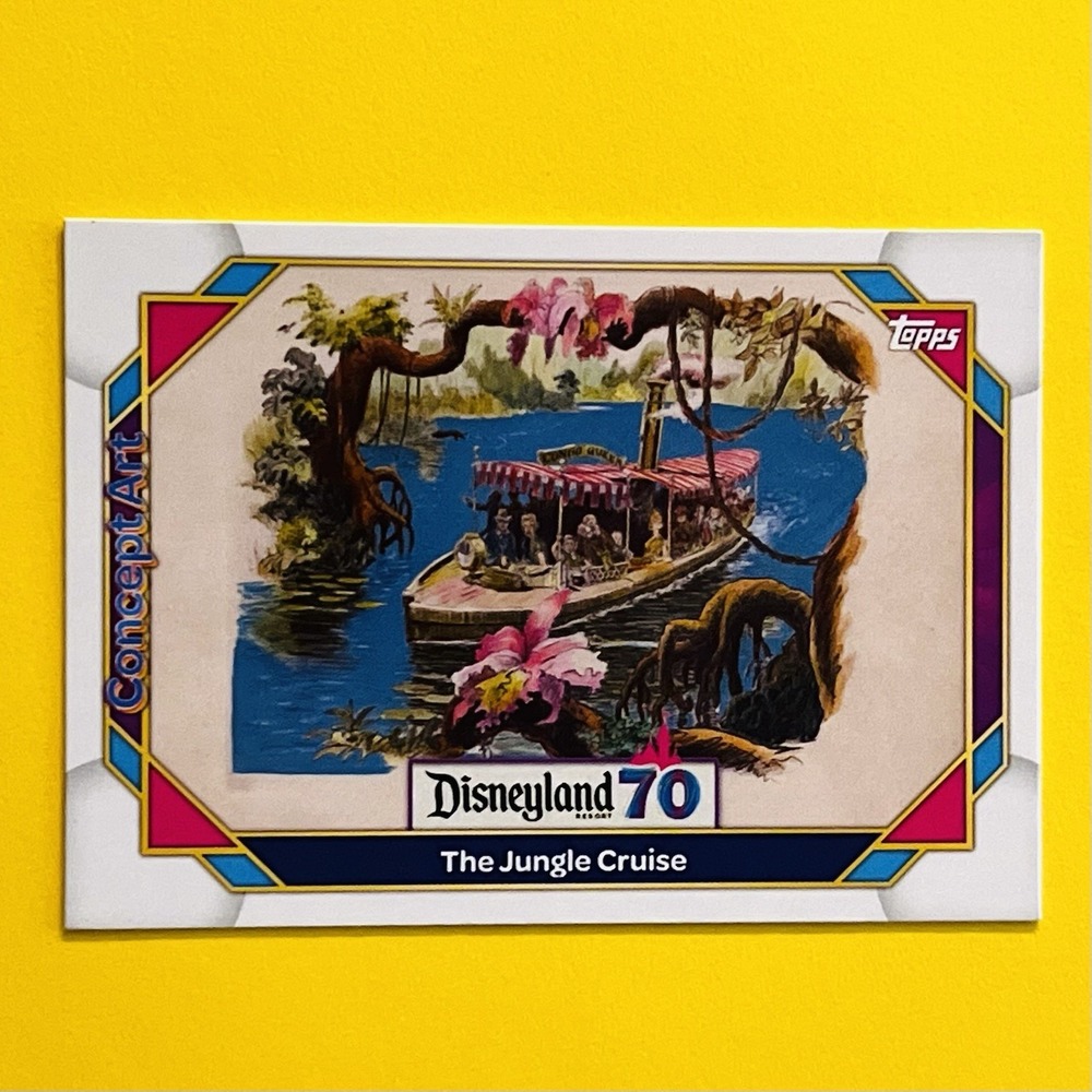 2025 Topps Disneyland 70th Anniversary #123 The Jungle Cruise Concept Art